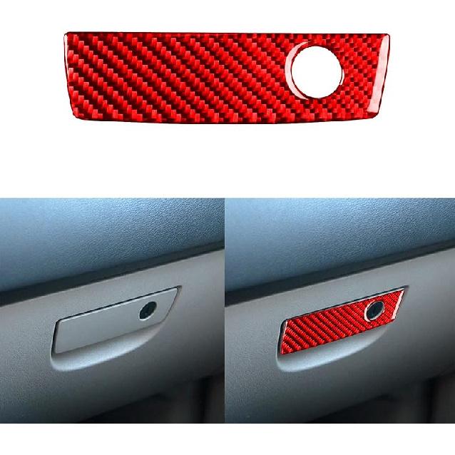 Real Premium Soft Carbon Fiber Interior Accessories Sticker Compatible with Chrysler 300 300C 2005 2006 2007 Car co 2006 Pilot Side Glove Box Storage