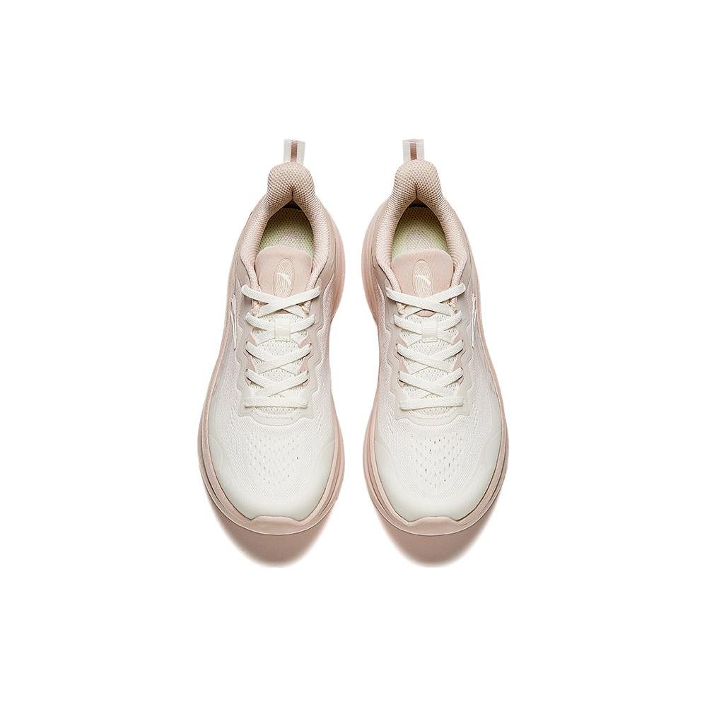 Anta Feiyun Comfortable Non-Slip Breathable Low-Top Running Shoes Women sneaker Pink Gray 922415577-3
