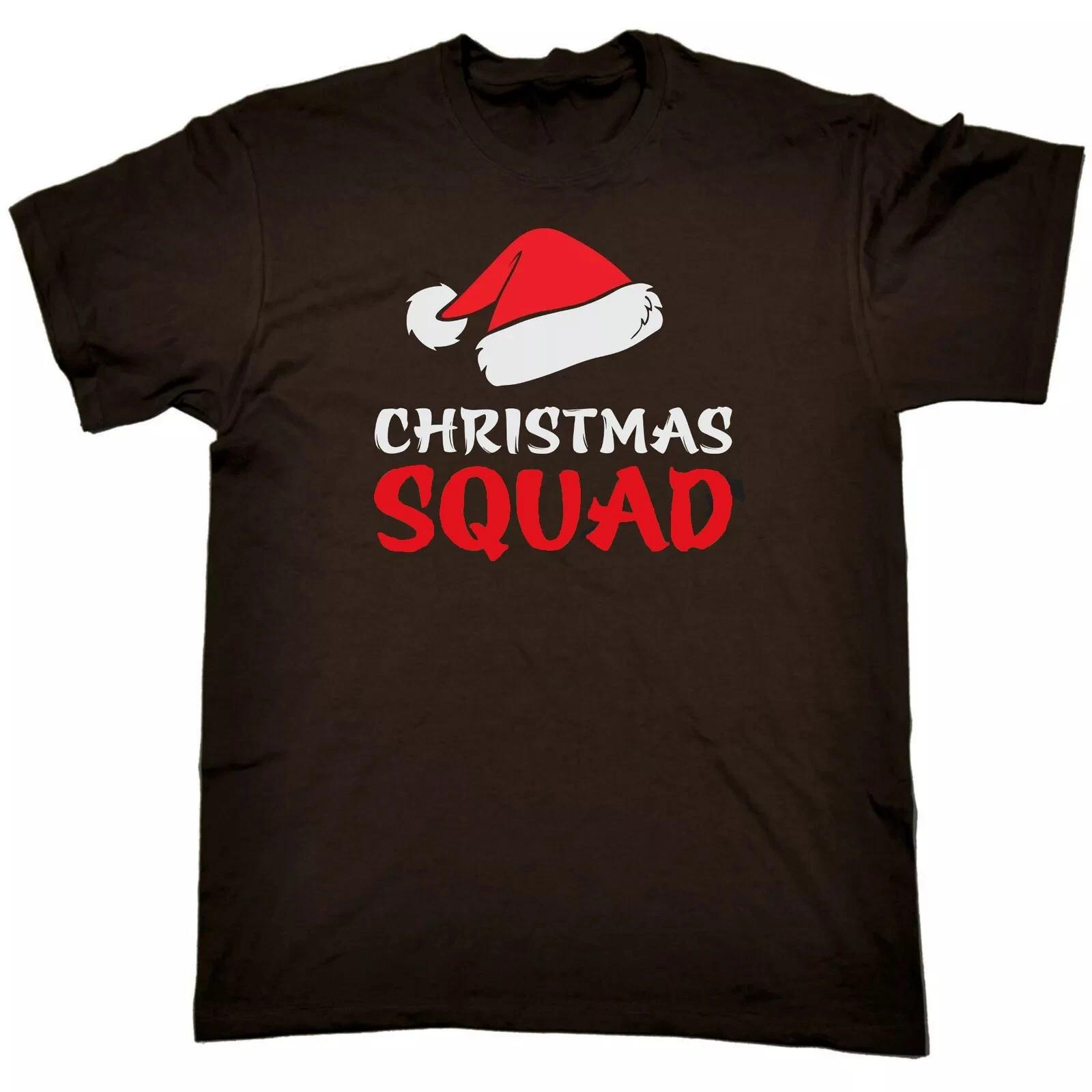 CHRISTMAS SQUAD - FUNNY XMAS SLOGAN Mens Womens Kids T-Shirt S