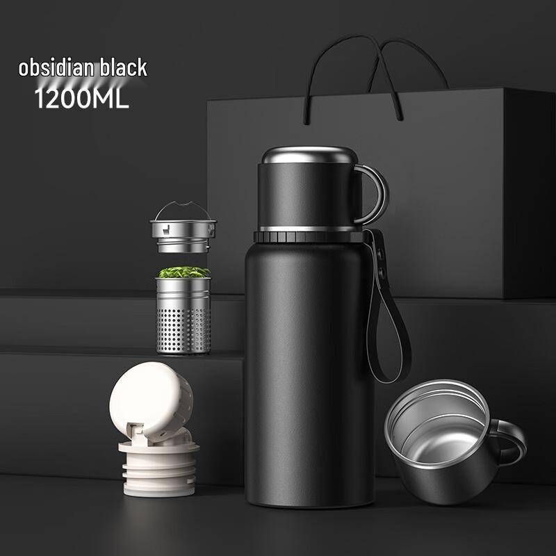 Fumaide 316 Stainless Steel Vacuum Insulated Tea Thermos, 1200ML