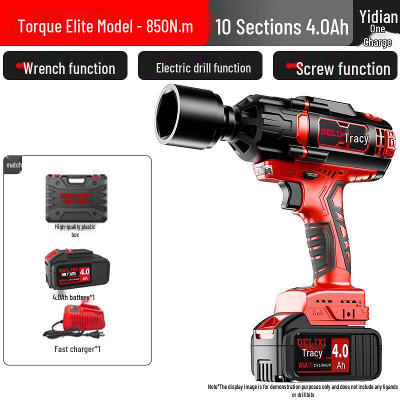 Delixi Electric Heavy-Duty Brushless Lithium Ratchet Wrench