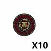 Middle Ages Empire Flag Pole Building Blocks Military Castle Lion Teutonic Knight Soldier Figures Roman Warrior Sheild Brick Toy