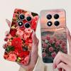 For Xiaomi Redmi Note 14 Pro 5G Case 2025 New Stylish Flower Soft Silicone TPU Phone Cover For Redmi Note 14 Pro+ Plus Protector