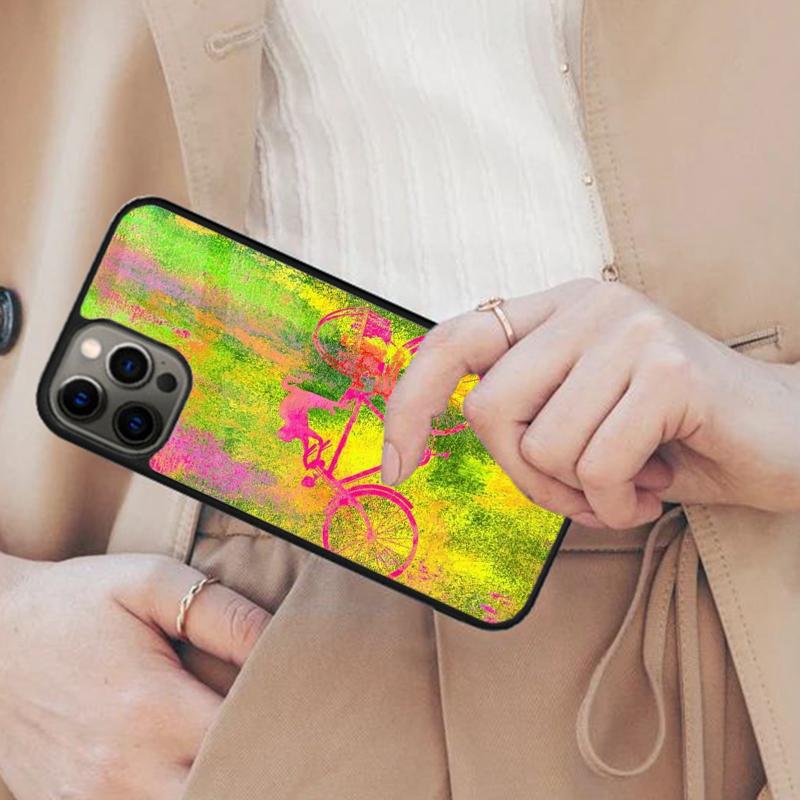 Ride to Live retro cycling Magnetic Phone Case For APPLE iPhone 17 Air 16 14 13 12 Pro Max 15 Plus Wireless Charge MagSafe Cover