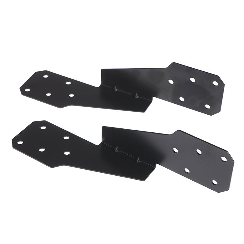 2/5Pcs Carbon Steel Strong Heavy Duty Windproof Buckle Structural Parts Hurricane Tie Bracket Hardware For Trusses/Rafters Ties