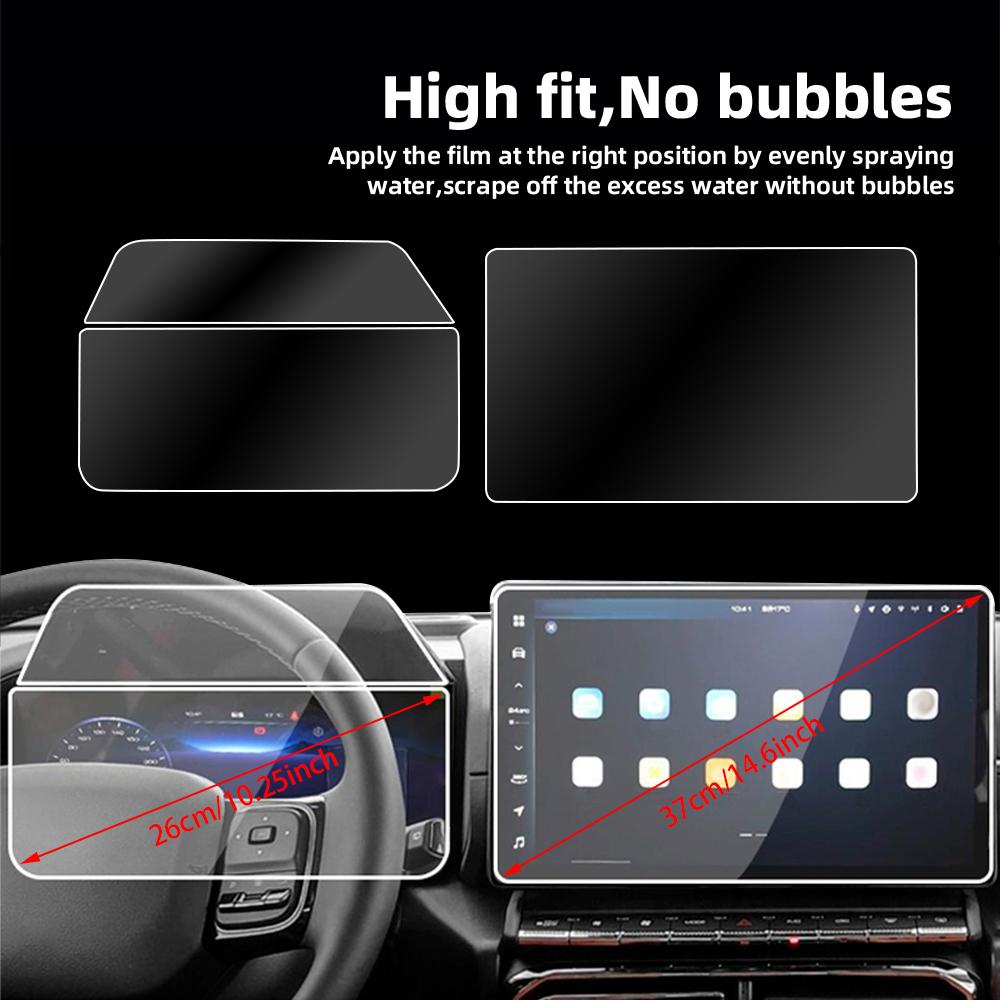 Tempered Glass Screen Protector for Haval H7 2025-2026 GPS Navigation Display Interior Accessories