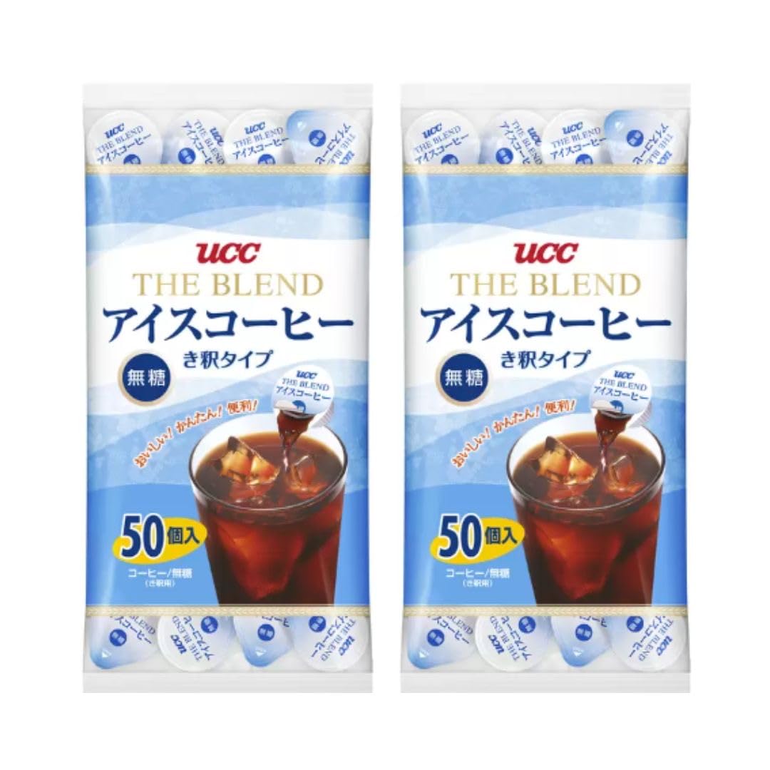 

UCC THE BLEND Iced Coffee Potion Diluted 50P x 2 Bags Instant Large Capacity Costco (Unsweetened Type) (Potion)