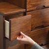 Solid Wood Narrow Gap Cabinet,Modern Bedside Storage Organizer, Wooden Chest for Small Spaces, Minimalist Home Furniture