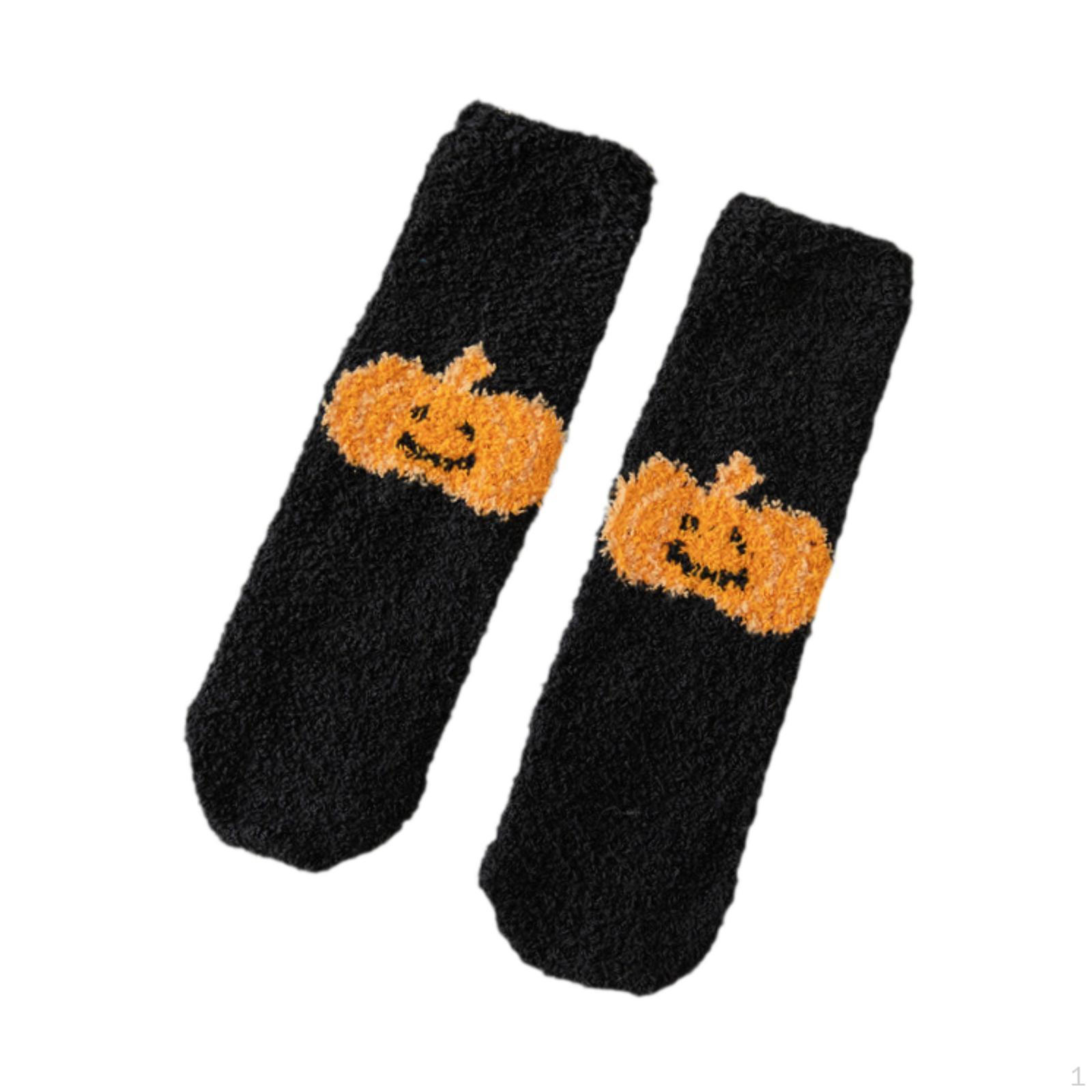 

Повседневные нескользящие зимние теплые пушистые носки для друзей, любимых чёрный