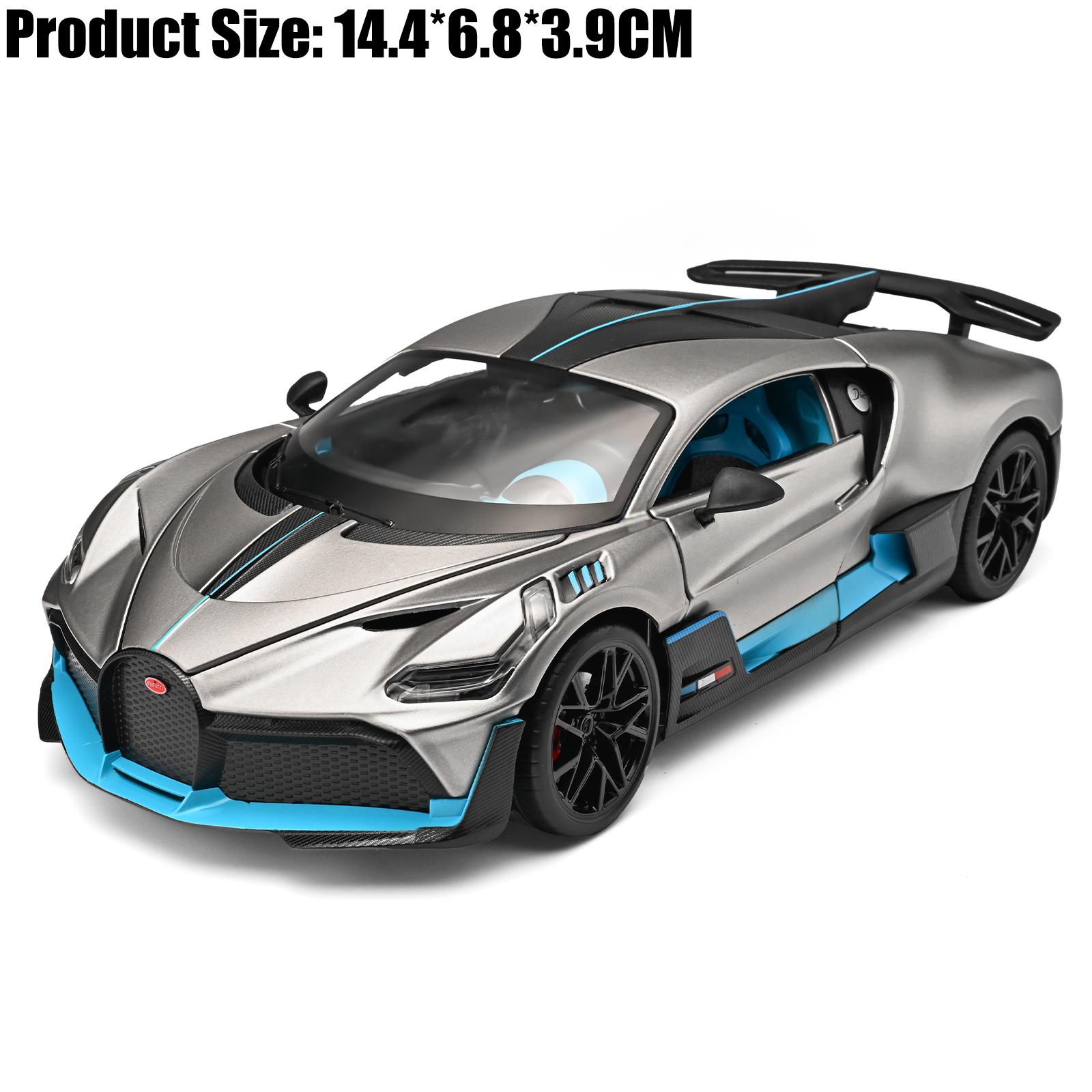 

1:32 Bugatti Divo Supercar Alloy Metal Diecast Model Car Home Decoration Desktop Display Ornament High Simulation Miniature Gift серый