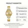 Fashionable Trendy Women's Digital Roman Dial Steel Band Watch