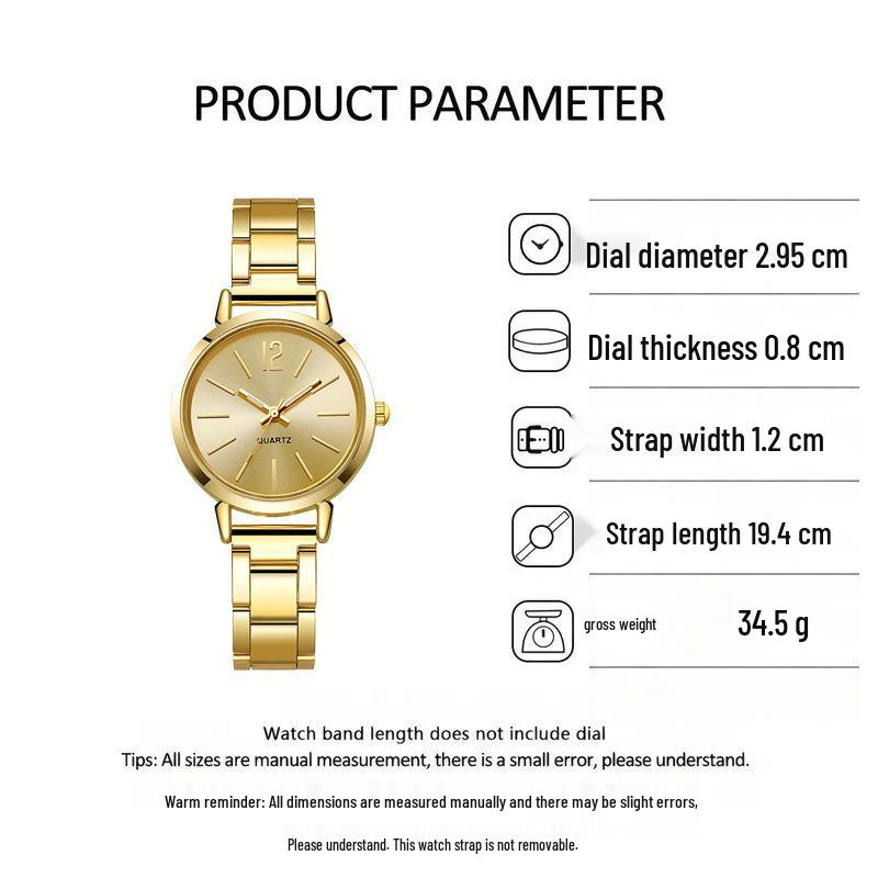 Fashionable Trendy Women's Digital Roman Dial Steel Band Watch