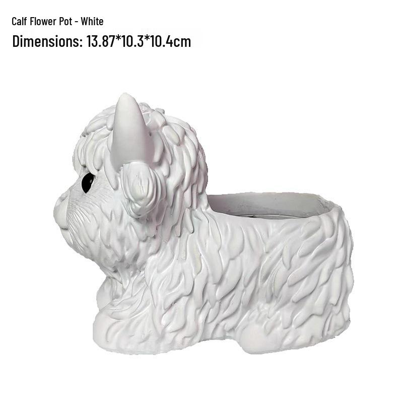 Plateau Yak Resin Statue Ornament