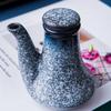 Japanese Retro Household Ceramic Oil Bottle Seasoning Jar Olive Oil Vinegar Soy Sauce BottleFood StorageContainerKitchenUtensils