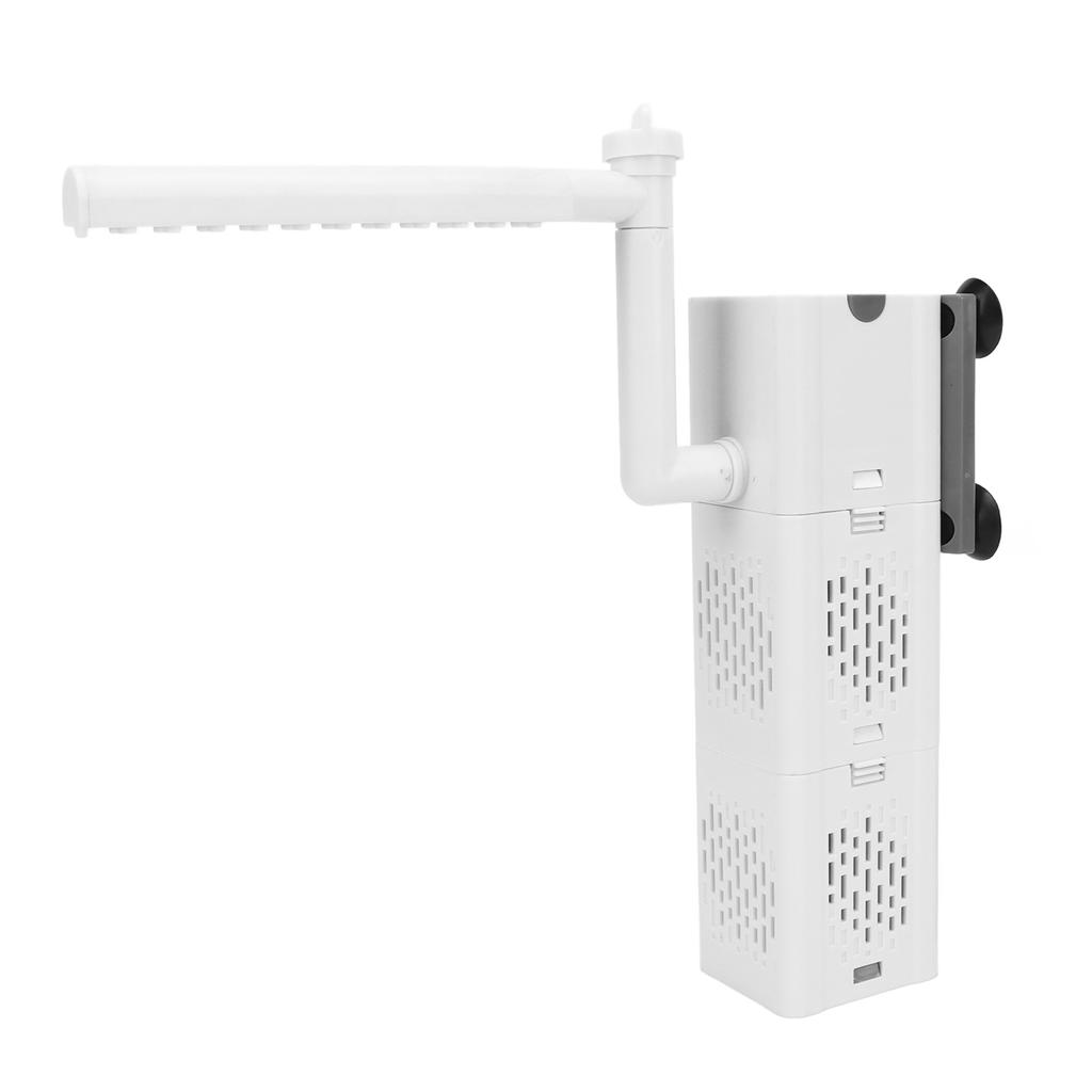 6W Aquarium Internal Filter Adjustable Oxygen Boosting Internal Recycle 500L/H Submersible Fish
