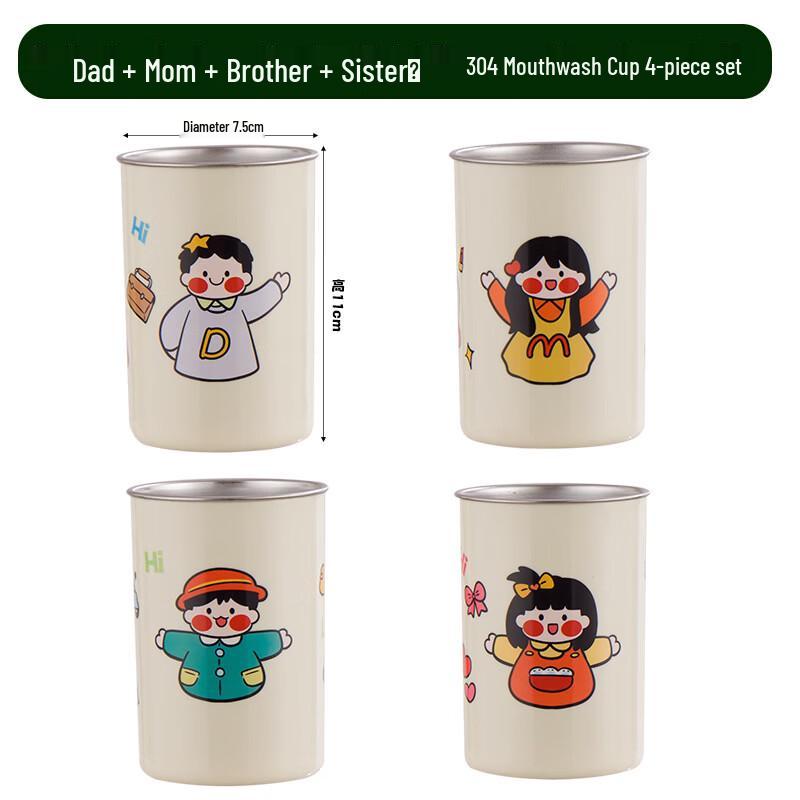 YIXI Stainless Steel Mouthwash Cup