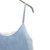 TELA Linen Blend Switching Cami One Piece XS Blue Switching Women Used