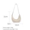 Women's Bag New Leather Women's Bag Versatile Dumpling Bag Commuter Shoulder Bag Messenger Bag