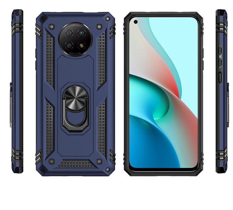 Armored case for Xiaomi Redmi Note 9T 5G, Nox Case Ring, blue