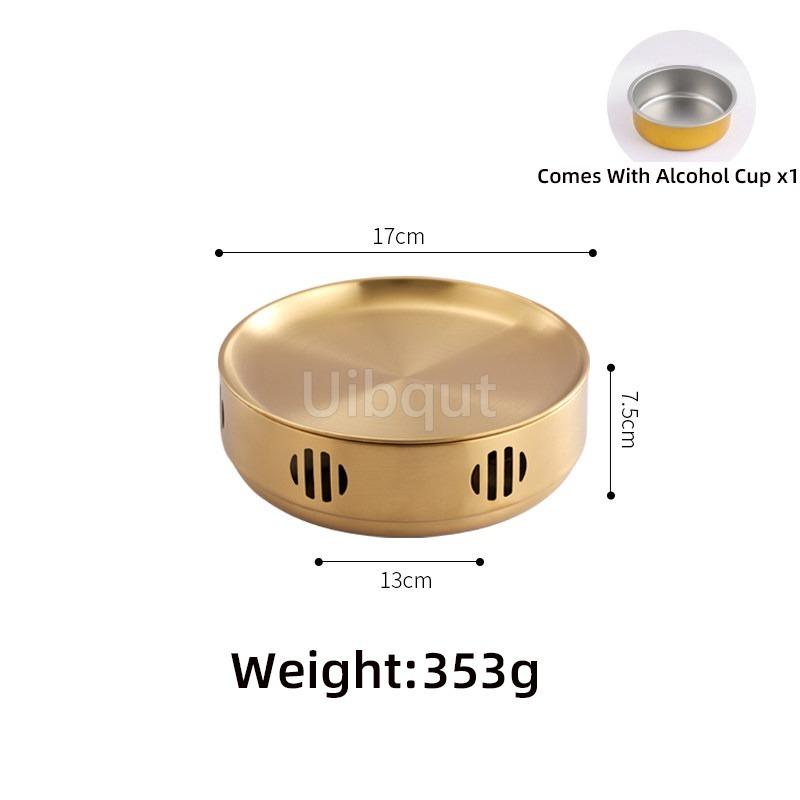 Barbecue Warming Stove Hot Skewer Magic Tool Commercial Dry Pot Stove Non Stick Barbecue Heater Alcohol Candle Heater Roasting