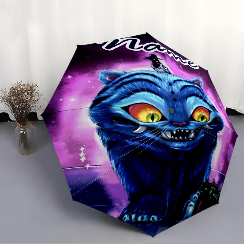 Personalized Name K-KPop Demon Hunters Print Umbrella - Automatic Open/Close, Eight-Rib Durable Frame, Automatic Folding Umbrella
