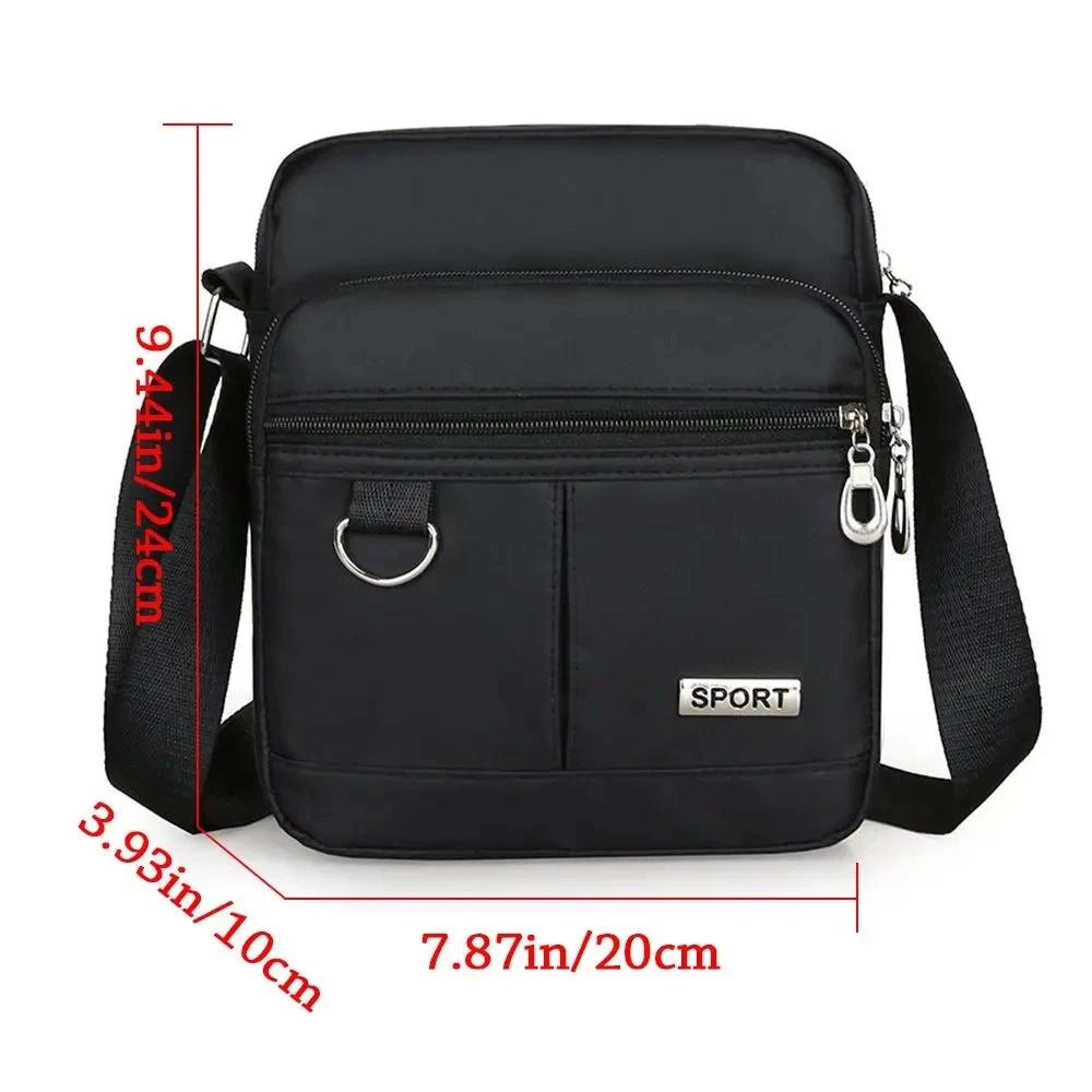 Casual Small Women's Shoulder Bag Multifunctional Coin Purse Wallet Nylon Waterproof Messenger Bag Mobile Phone Crossbody Bags