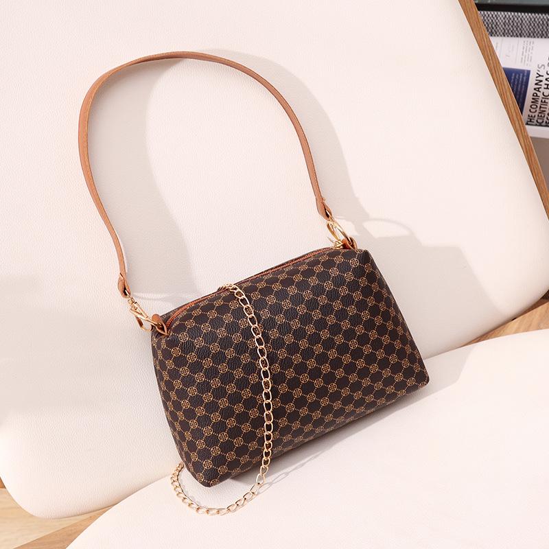 New fashion printed handbag chain women's bag casual small bag one shoulder crossbody women's bag one piece