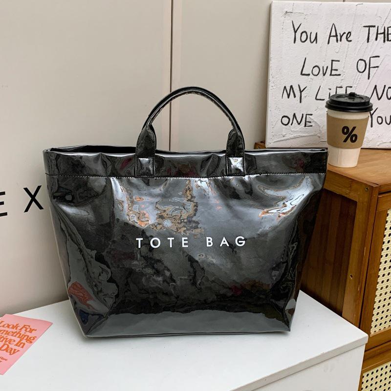 2025 Women's Large Capacity Transparent PVC Handbag - Fashionable, Water-repellent, Simple Style