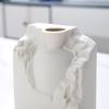 Nordic Minimalist White Ceramic Vase Decoration Living Room Bedroom Dining Table Flower Arrangement Decoration Modern Home Decor