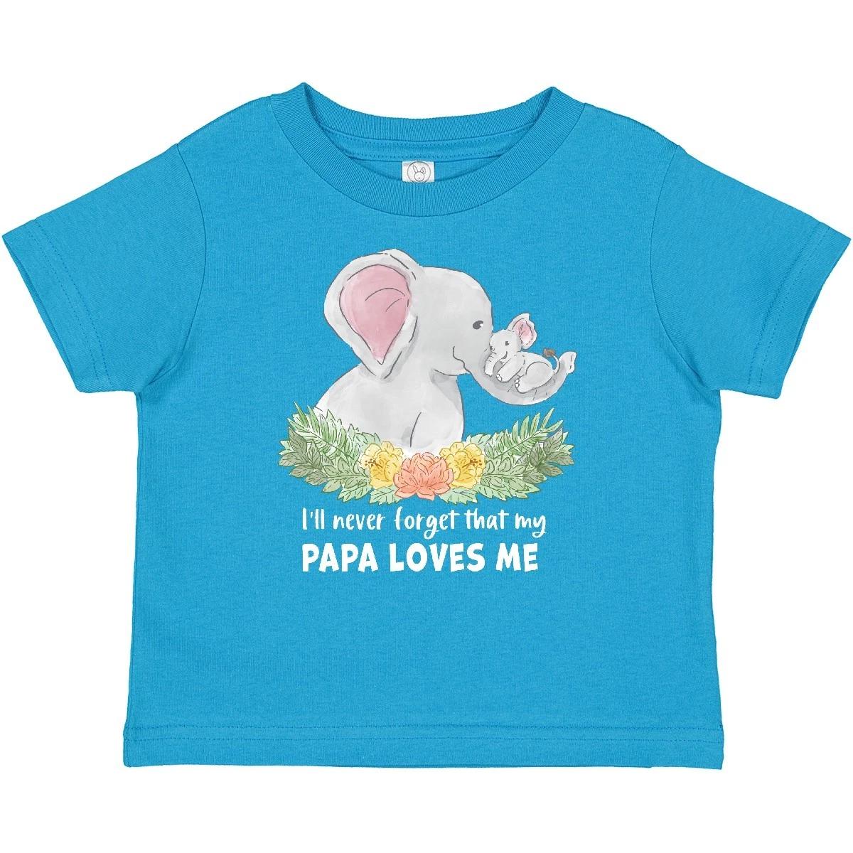 

Inktastic I ll Never Forget That My Papa Loves Me With Cute Baby T-Shirt Animals 160