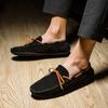 Fashion Brand Mens Casual Shoes Fashion Suede Leather Moccasins For Men Classic Slip On Loafers Men Soft Driving Flats Plus Size 49