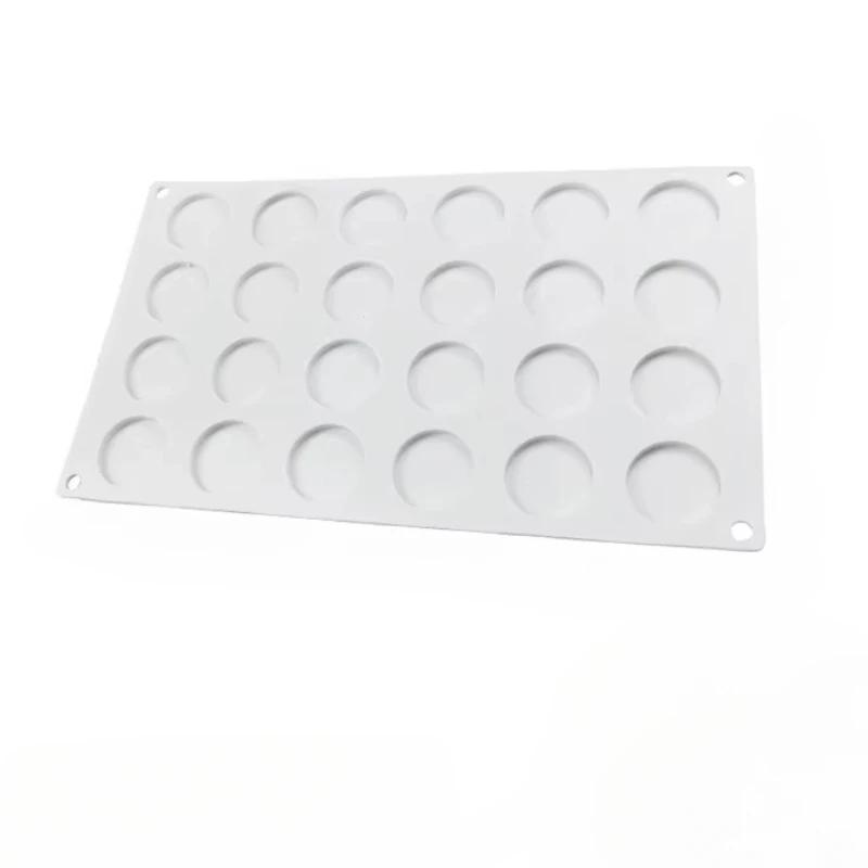 1pc Wax Seal Stamp Mold 4/12/24 Round Silicone Mat DIY Crafts Wax Seal Mat Tool French Mousse Cake Baking Tools