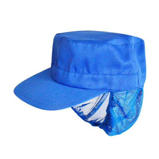 Cappello da Chef Tinta Unita Cotone Traspirante Rete Catering Cameriere Cappello da Cucina per Cucinare