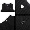 2024 Boys' Striped Blazer Vest Set - Korean Style Trend for Spring & Autumn