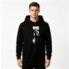Men's Skull Rune Printed Pullover Hoodie Casual Long Sleeve Sweatshirt for Daily Wear