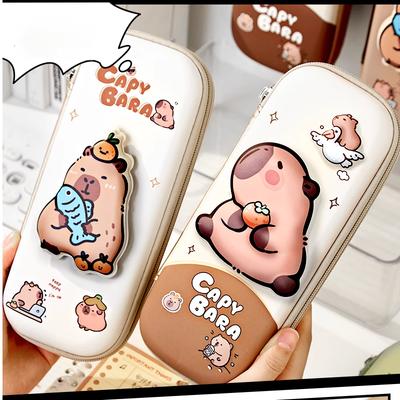 Astuccio 3D Cartoni Animati per Cancelleria per Ragazzi e Ragazze - Borsa per Cancelleria di Grande Capacità per Studenti di Scuola Primaria