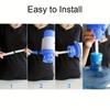 Pompă manuală pentru sticle de apă, pompă de presiune manuală pentru fântână de băut, pompă de presă a apei cu tub extra scurt, grad alimentar