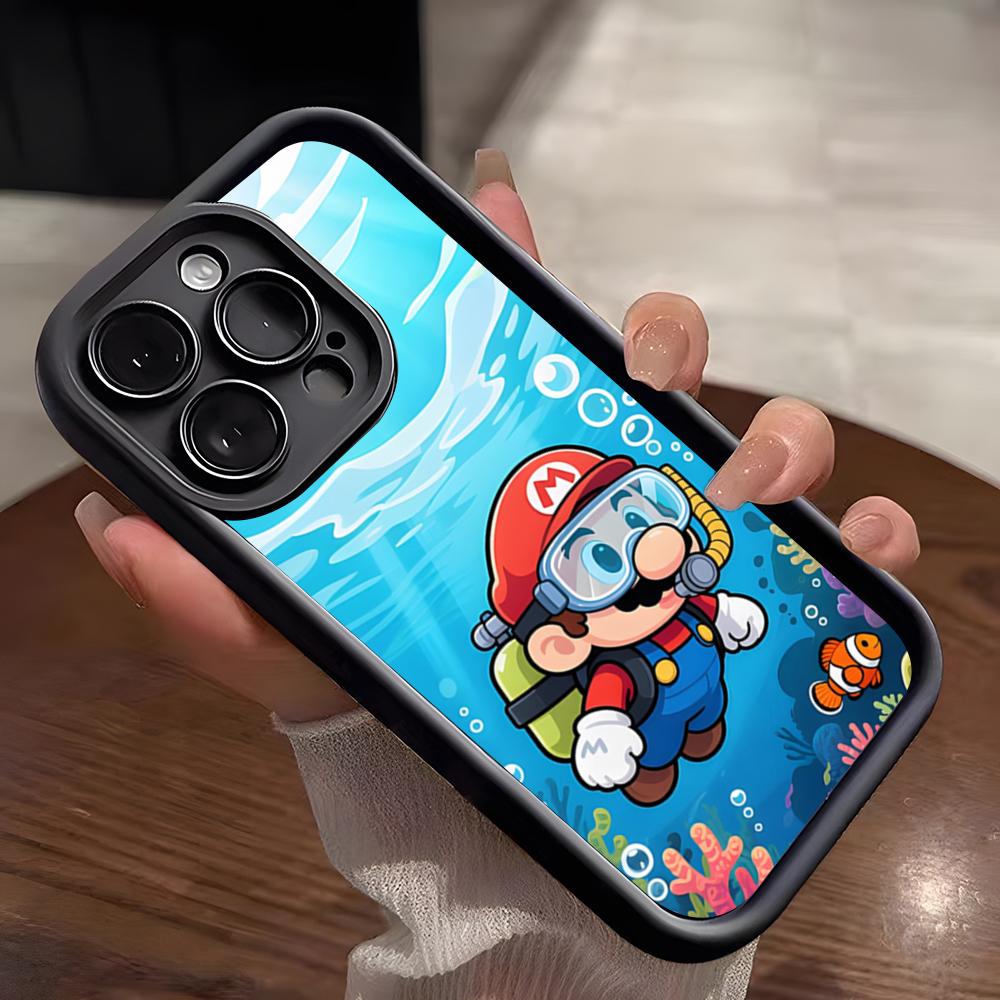 Game Super Mario Phone Case For IPhone 17 Pro Max 15 Pro 16 14 Plus 12 13 Mini 11 Pro Shockproof Soft Cover