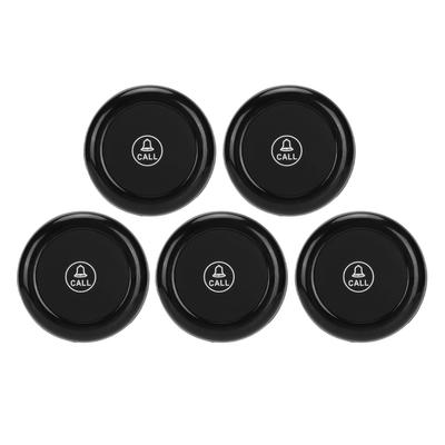 5pcs Wireless SOS Call Button 433MHZ Caregiver Pager Call Button for Home Clinic Restaurant Cafe