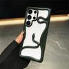 3D Schlangen Handyhülle für Samsung Galaxy S25 Ultra S24 S23 FE S22 A56 A36 A26 A06 A16 A55 A54 A15 A14 Galvanisiert Hohl Stoßstangenabdeckung