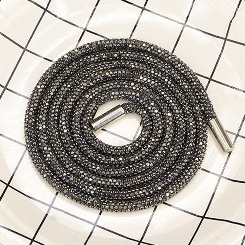 10 stuks Strass Buis Touw Glitter Touw Koord Tas Schoenen Kostuum Cadeau Accessoire DIY Ambachten Kristal Strass Touw Buis Decoratie