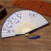 Ancient Style Folding Fan, Chinese Style Folding Fan with Smooth Opening and Closing, Retro Summer Classical Hanfu Cheongsam Small Folding Fan