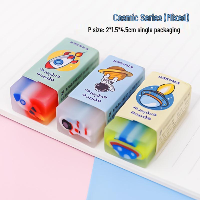 

Cute Cartoon Sandwich Eraser for Kids Drawing Correction, Low-Dust Student Stationery Gift Random 1 piece