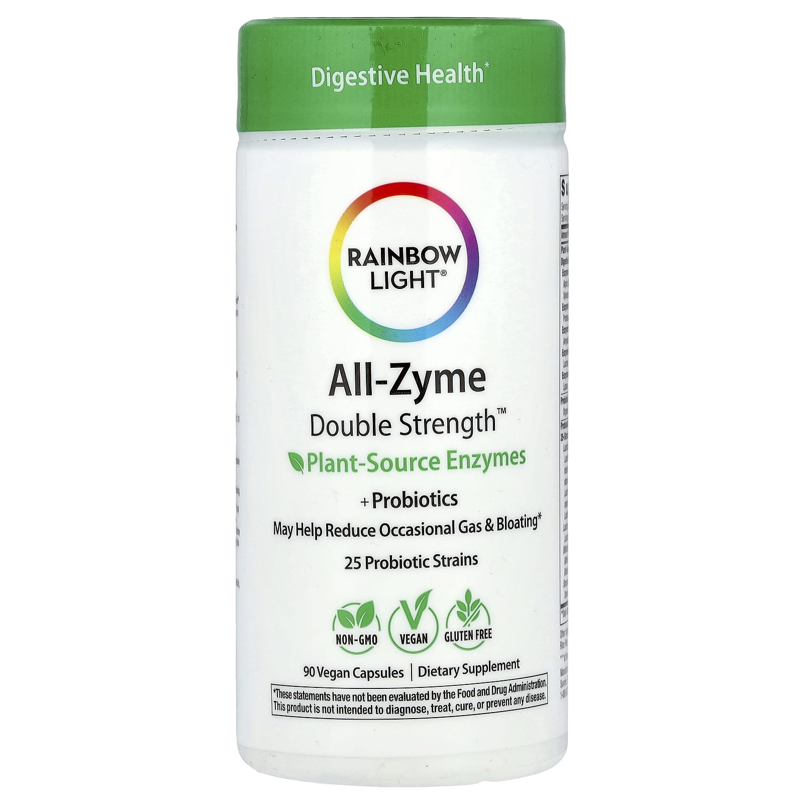 

All-Zyme Double Strength™, Plant-Based Enzymes + Probiotics, 90 Veggie Caps