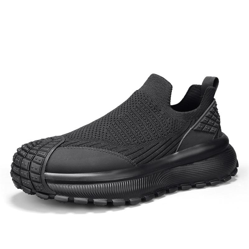 Spring and Summer New Fly-woven Breathable One-pedal Simple Sports and Leisure Mesh Shoes Men's Versatile Foot-set Trendy Men's Shoes