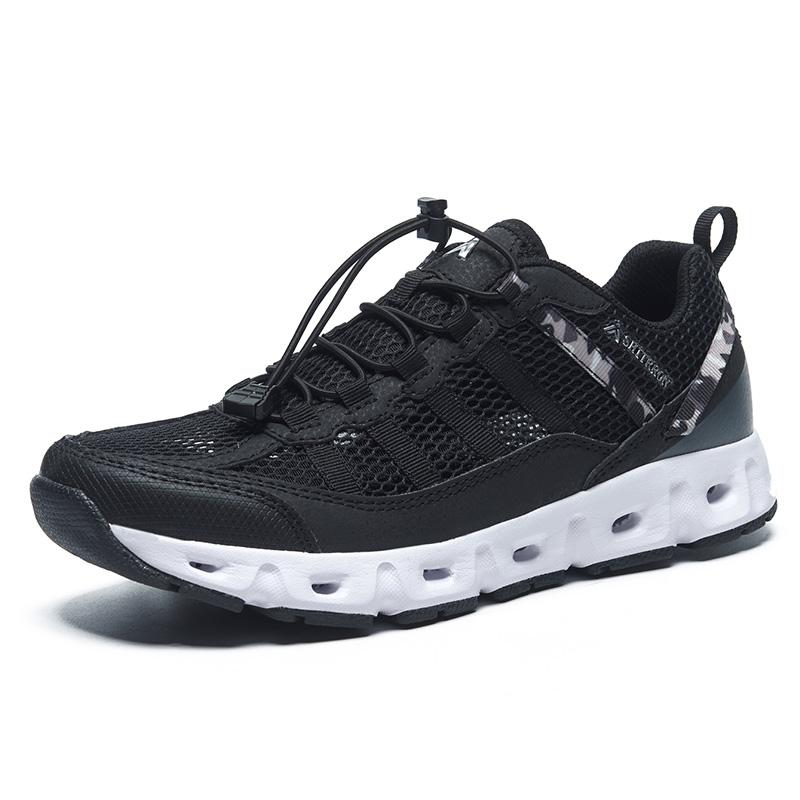 Unisex-Schuhe, leichte, hohle Outdoor-Freizeitsportschuhe aus schnell trocknenden Mesh-Aquaschuhen