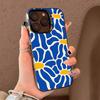 Retro Daisy Floral Summer Trendy phone case for iPhone 17 17Air 16 15 14 13 12 11 Pro Max Plus Colorful Silver