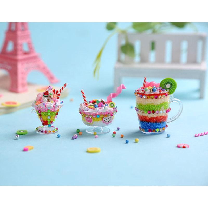 Bricolaj pentru copii Înghețată manuală Cremă Lipici Fulg de zăpadă Noroi Tort Cupă Grădiniță Părinte-copil Creativ Mic lucrat manual