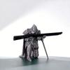 Funny 3D Printing Knight Ornaments Creative Desktop Accessory Kneeling Knight Pen Holder  Office