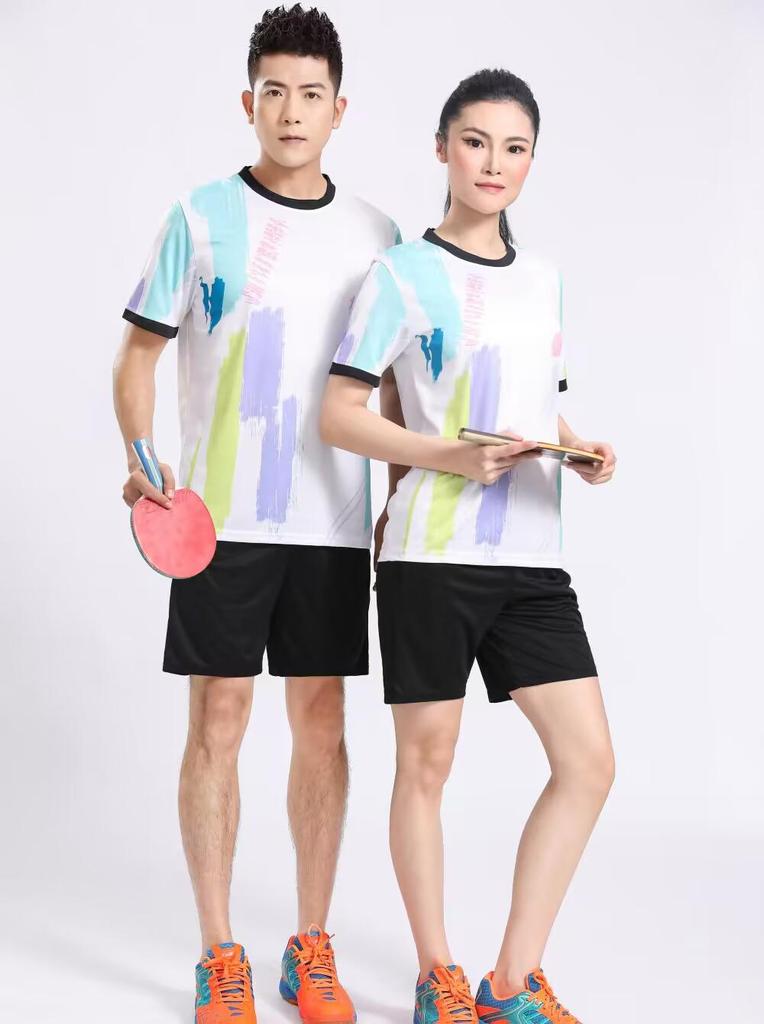 Men's & Women's Quick-Dry Table Tennis and Badminton Jersey Set